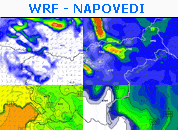 WRF napovedi